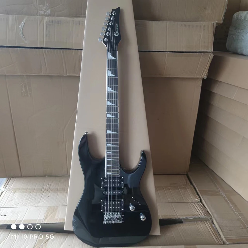 Acoustic Electric Guitar 6 Strings 24 Frets Electric Guitar Maple Body Electric Guitar Professional Guitarra With Necessary Parts & Accessories Guitar Capo Acoustic Guitar Strings