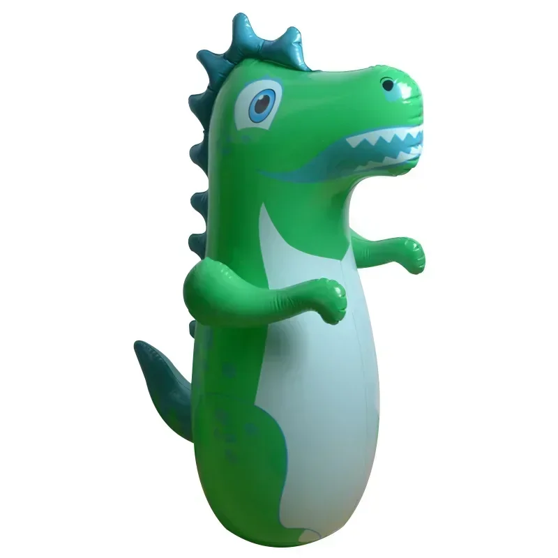 Dinosaur Inflatable Boxing Training Punching Bag Kid Sport Toy Standing Punch Props Boxing Bag Fight Training Stress Relief Toy