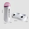 Electric Double Wax Heater Epilator Cartridge Wax Roller Base Roll On Waxing Refillable Hair Removal Machine Depilatory 2 in 1 5