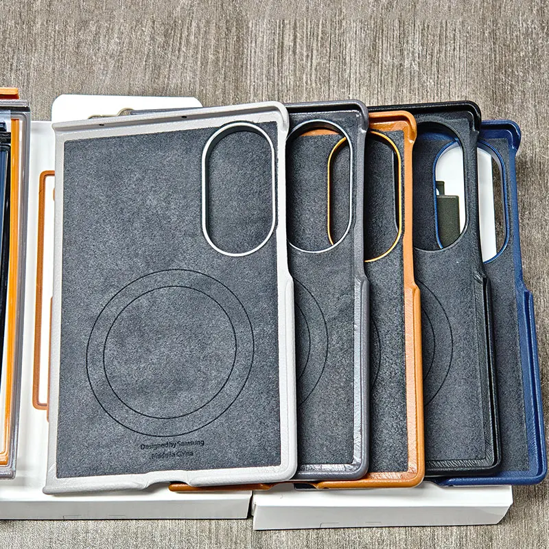 Luxury Leather Magnetic Magsafe Shockproof Phone Case - Premium Back Protective Cover Shell
