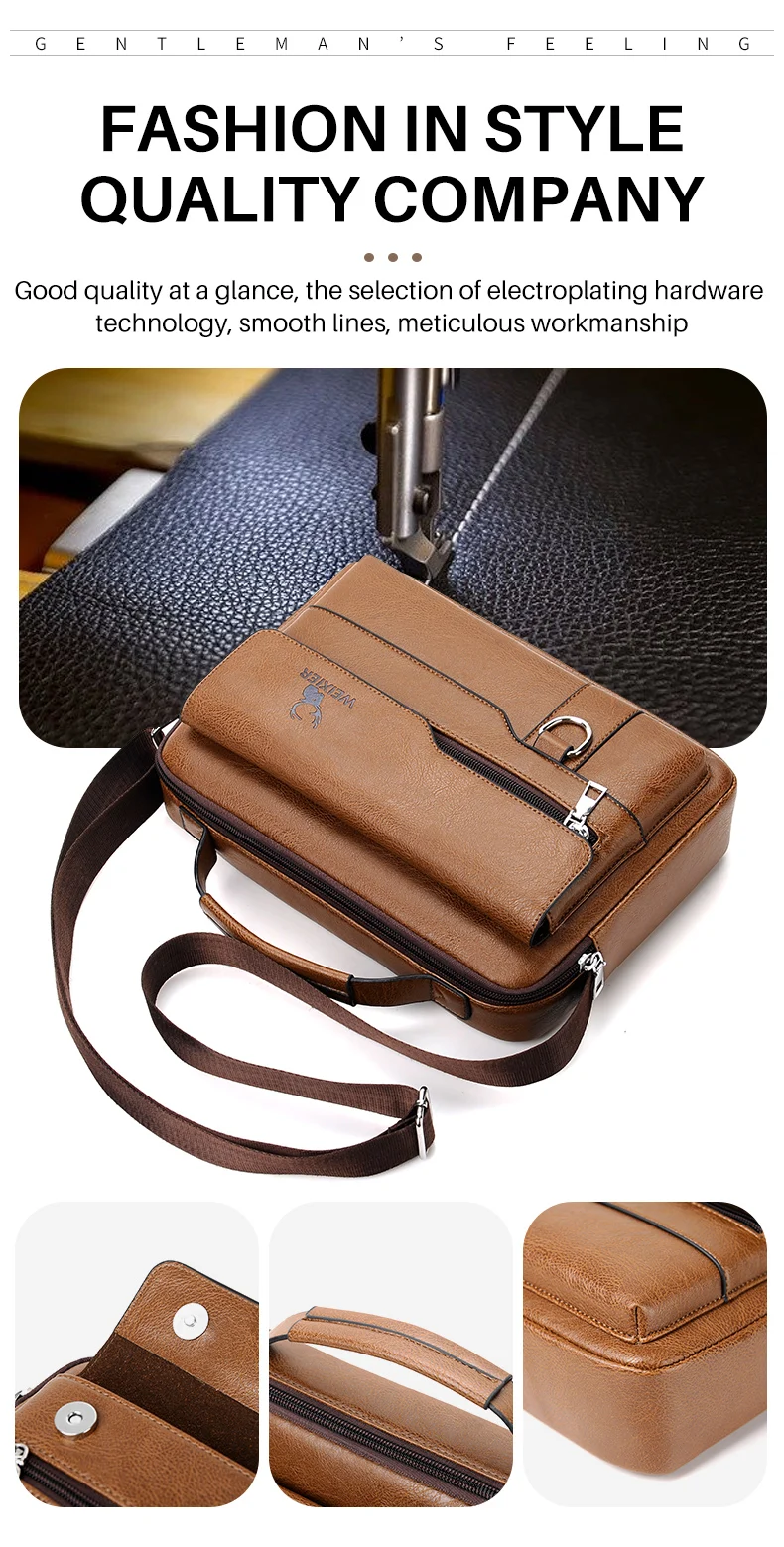 WEIXIER-Bolso de hombro cruzado multifunción