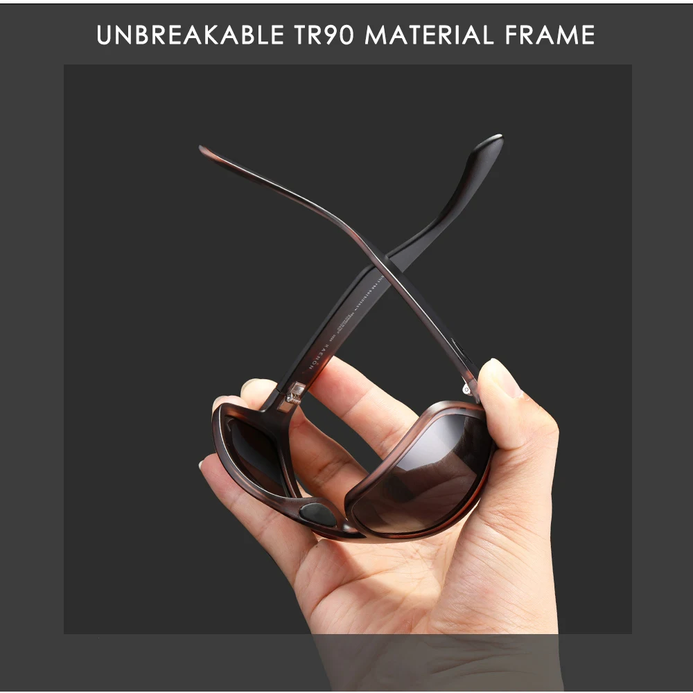 Marca KAENON, gafas de sol deportivas polarizadas a la moda para hombre, nueva montura TR90 + 100% protección UV, gafas para conducir, para pescar, anti_voghion.com
