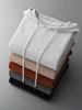 CHICUU Men Hooded Pullover Sweater Autumn Winter Thick 100% Merino Wool Knitwear Long Sleeve Casual Style Clothing Tops 6