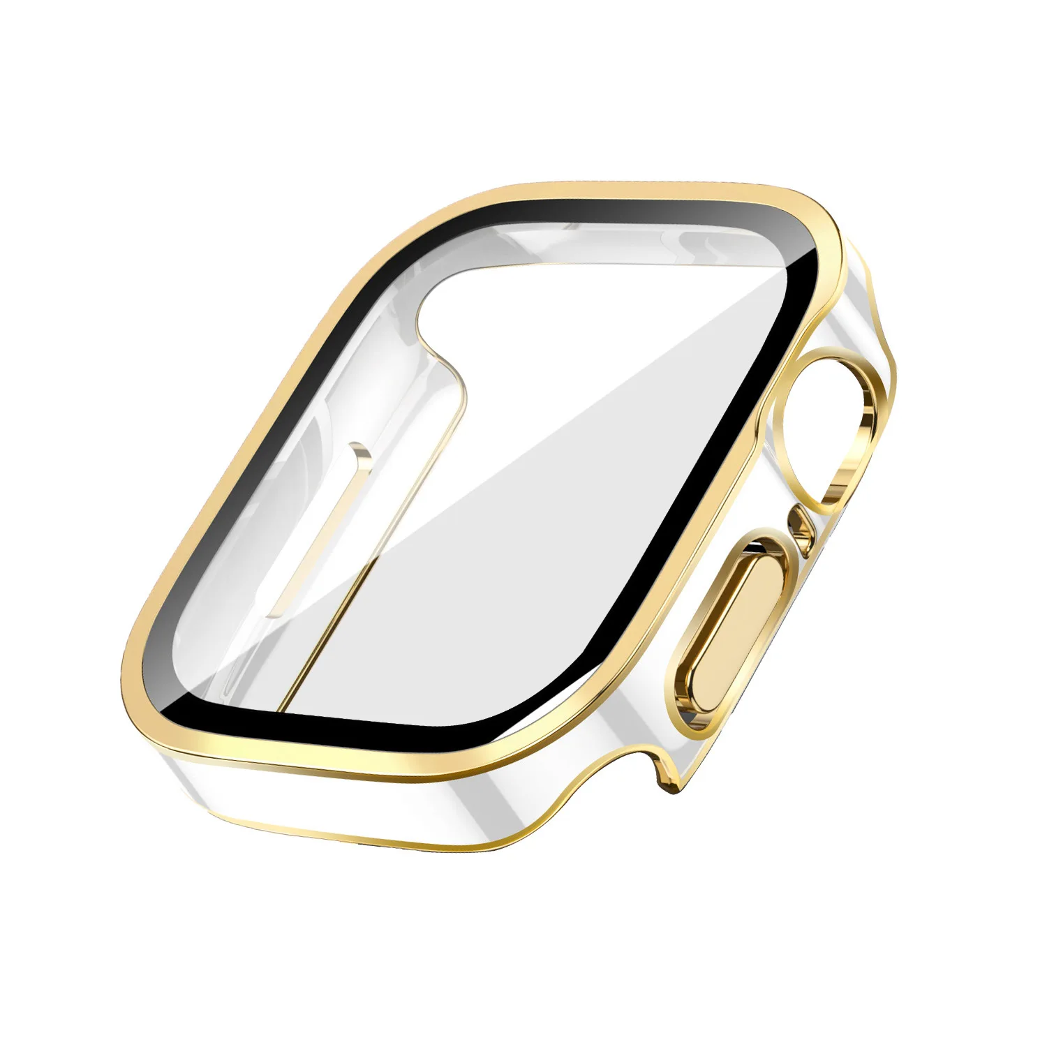Premium Tempered Glass Case with Screen Protector – Straight Edge Cover