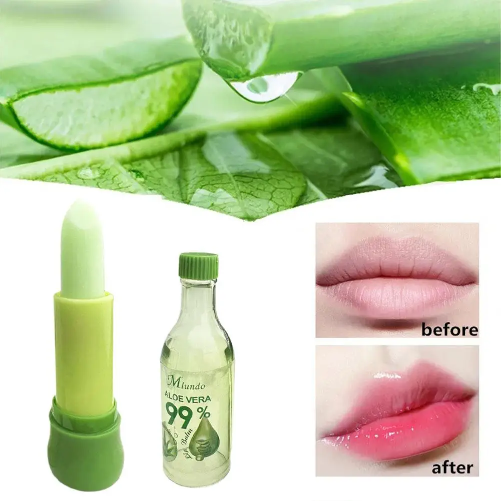 

5g Color Changing Lip Gloss Long Lasting Waterproof Fade Not Aloe Vera To Moisturizing Easy Color Balm Nourishing Lip Lipst D2J0