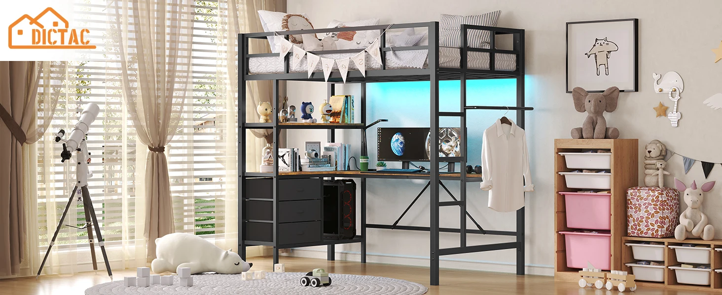 loft bed twin size