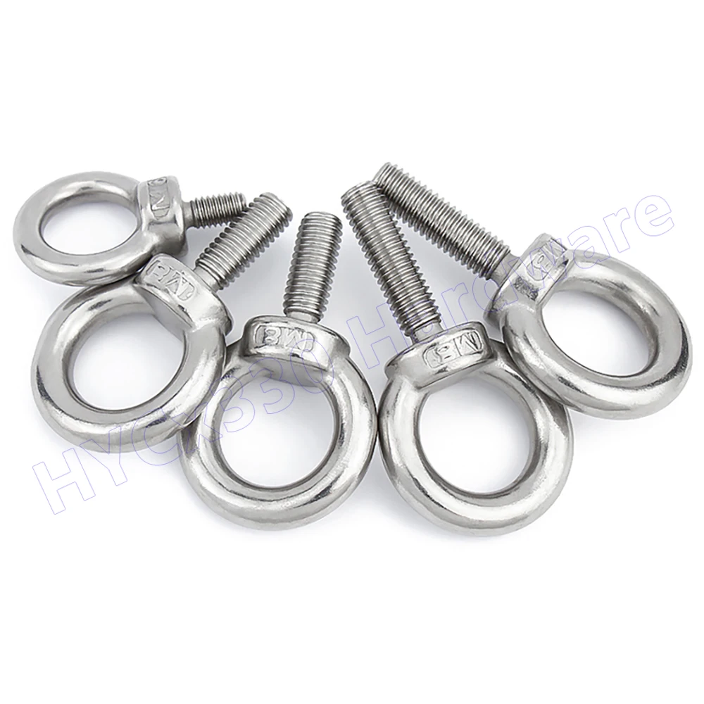 LuoAXINN Bulloni A Vite Con Occhiello Di Sollevamento M3 M4 M5 M6