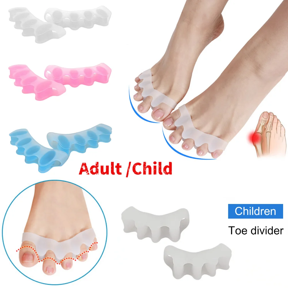 2pcs Hallux Valgus Corrector Toe Separator Stretchers Straightener Spreader