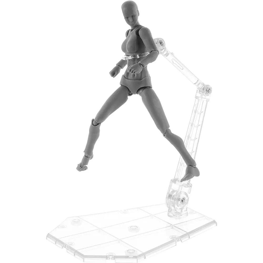 1 Set Action Figure Stand Gundam Stage Act Assembly Model Support Stand Compatible with HG RG SD SHF Gundam 1/144