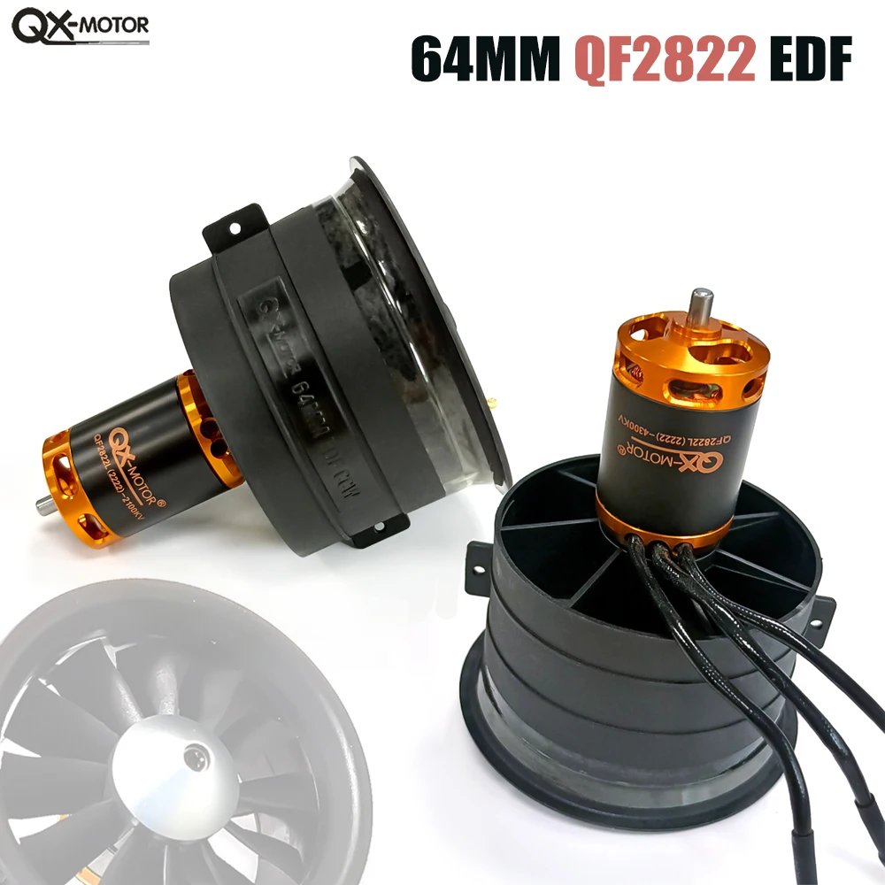 Moteur EDF 4S/6S 2100-3800KV pour RC Avion Drone
