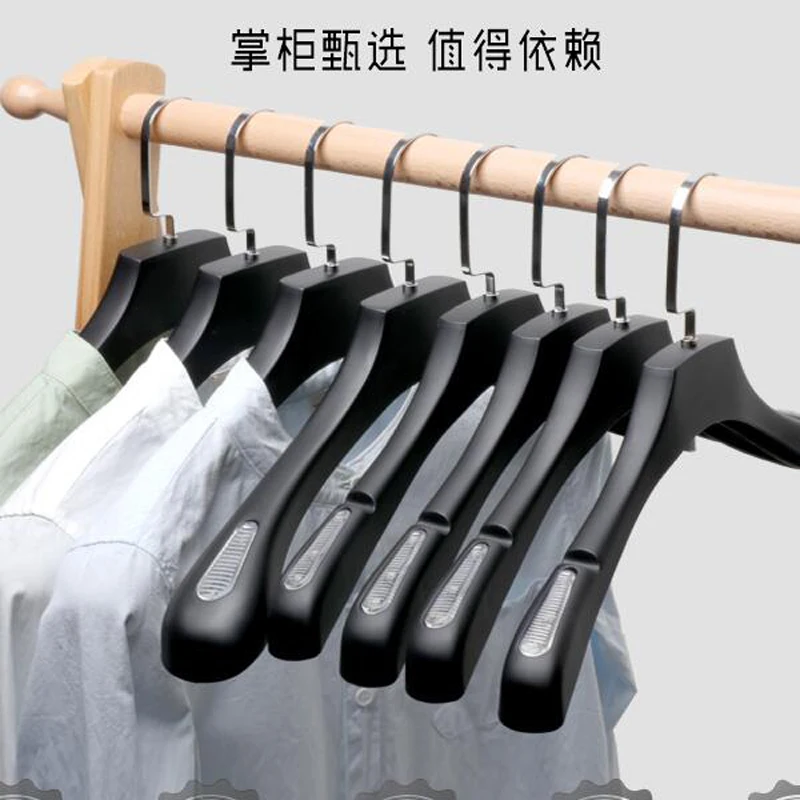 

10pcs/lot 30.5-46cm Clothes store Hanger Plastic matte Anti-slip Hanger Hotel Adult suit Hanger Trousers clip