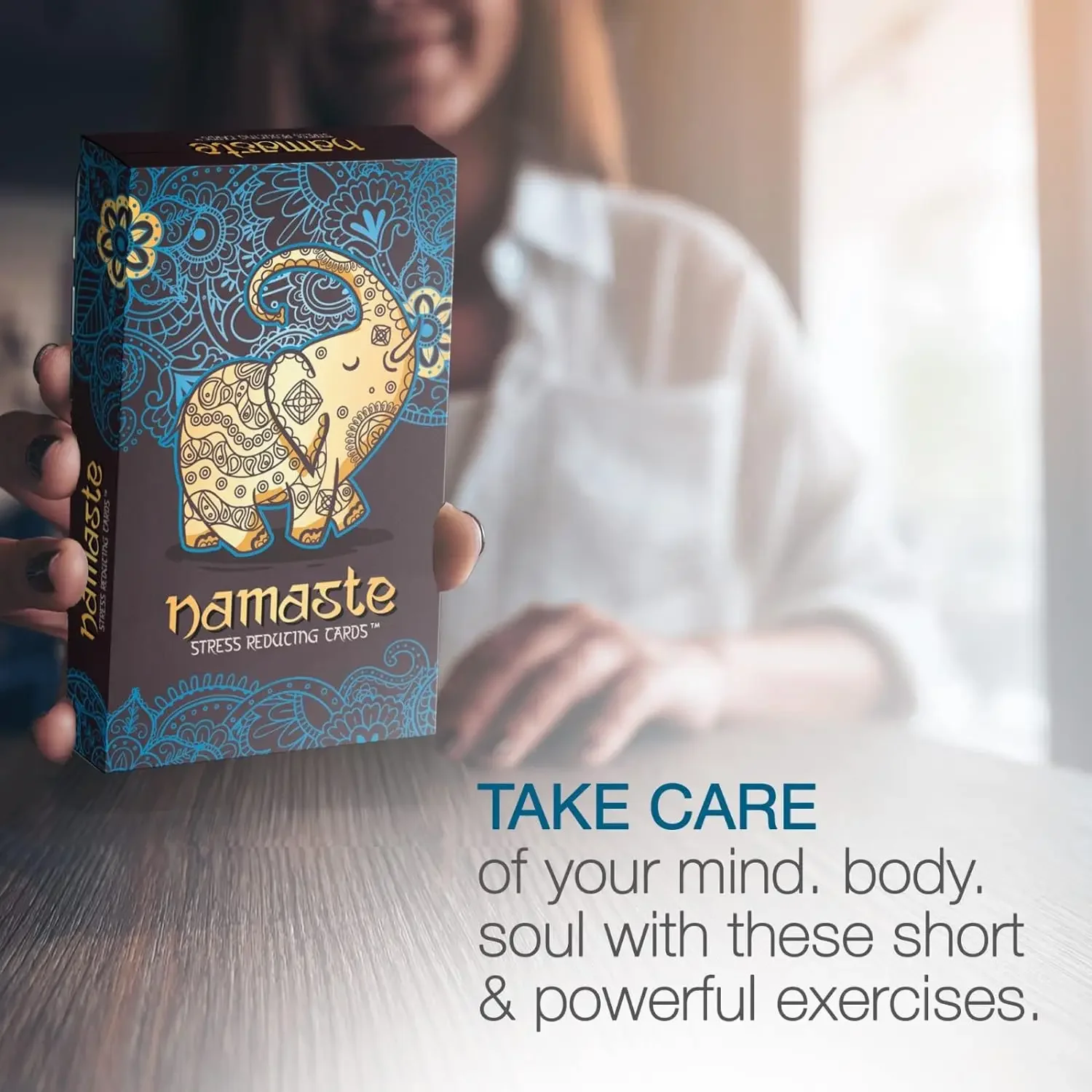 Stress Reducing Cards Self Care Cards Anxiety and Stress Relief Gifts Mindfulness & Meditation Cards Mindful gifts for Women 4