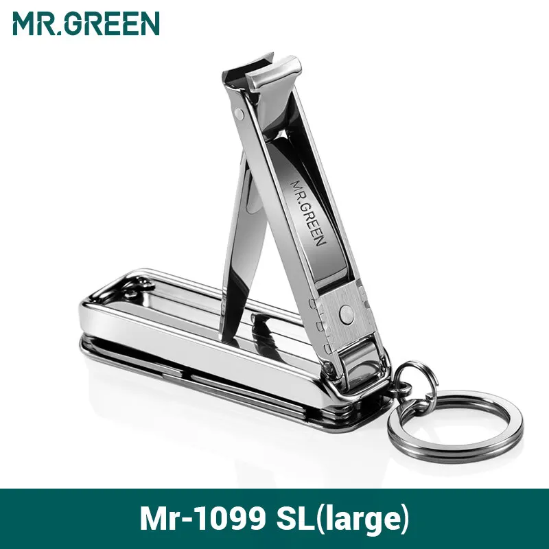 MR.GREEN Multifunctional Nail Clippers Six Functions Nail Files Bottle Opener Small Scissor Nail Cutter Stainless Steel 6