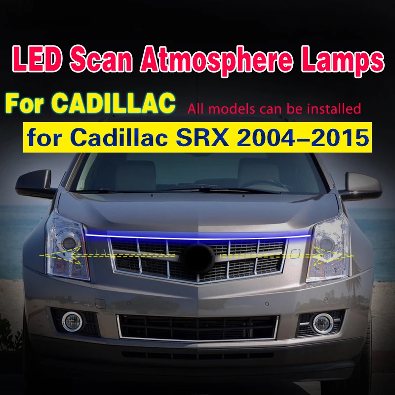 Car Flashing LED Daytime Running Light LED DRL Scan Starting fog lamp