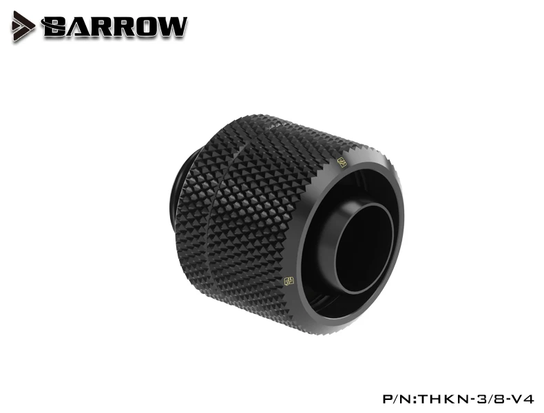 

Barrow THKN-3/8-V4, 3/8"ID*5/8"OD 10x16mm Soft Tube Fittings, G1/4" Fittings For Soft Tubes xtend Connector For Computer Case