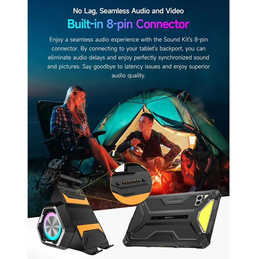 Ulefone Portable Holder Wireless Bluetooth Speaker for Ulefone Armor Pad 4 / 4 Ultra