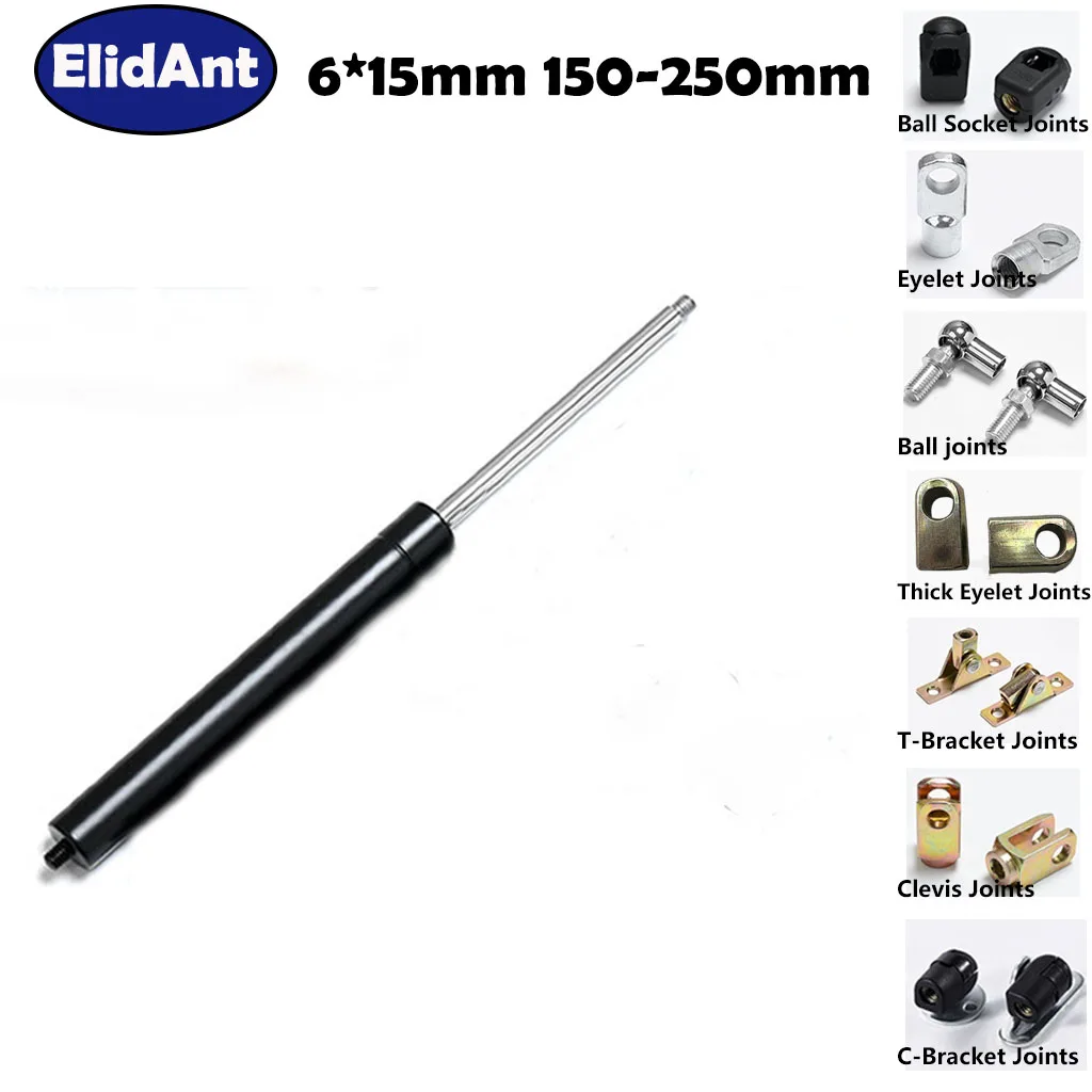 1PC 100/150/200N 150-250mm Universal Gas Struts Storage Bed Cover Tool Boxes Lift Supports Cupboard Kitchen Hinges Spring Shock
