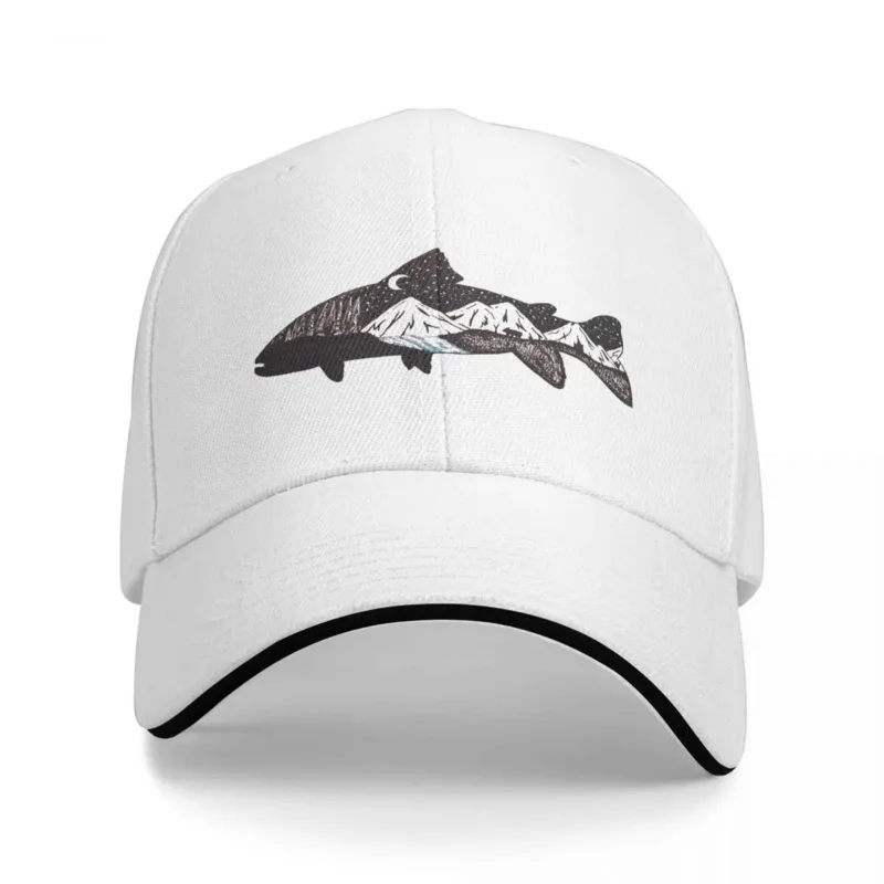 

Fishing Mountain Trout Dad Hats Pure Color Women's Hat Windproof Baseball Caps Peaked Cap