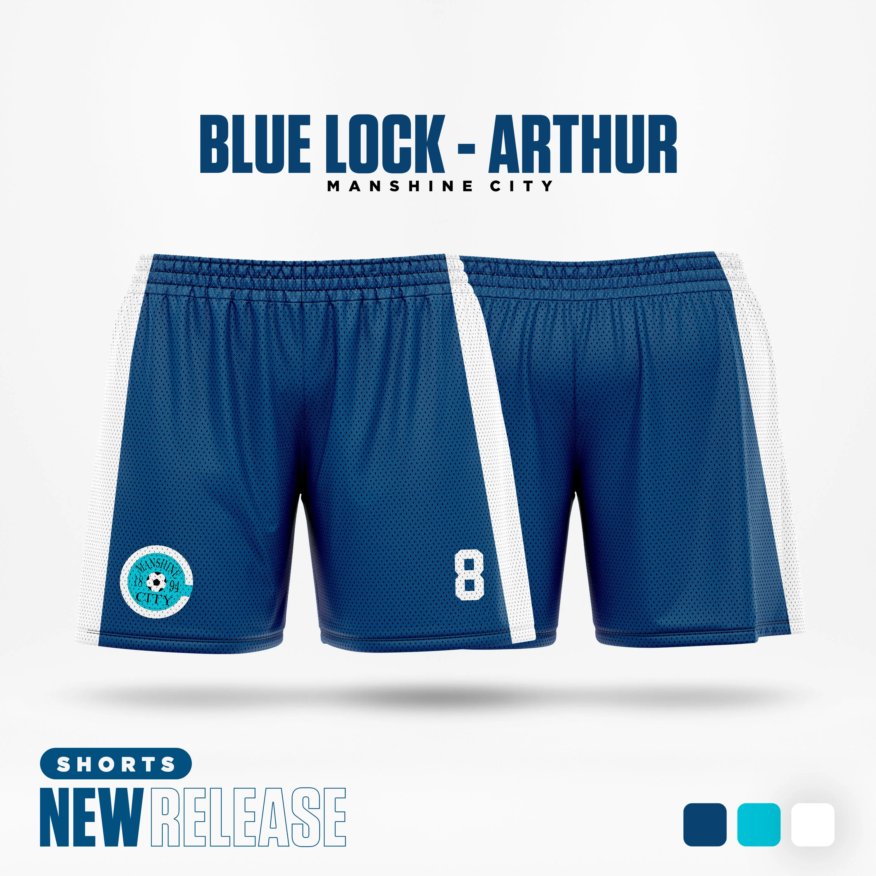 Blue Lock Manshine City Cartoon Anime Jersey Men Shorts Summer 2024 New Fashion Women Short Pants Sport Children Bottom 4