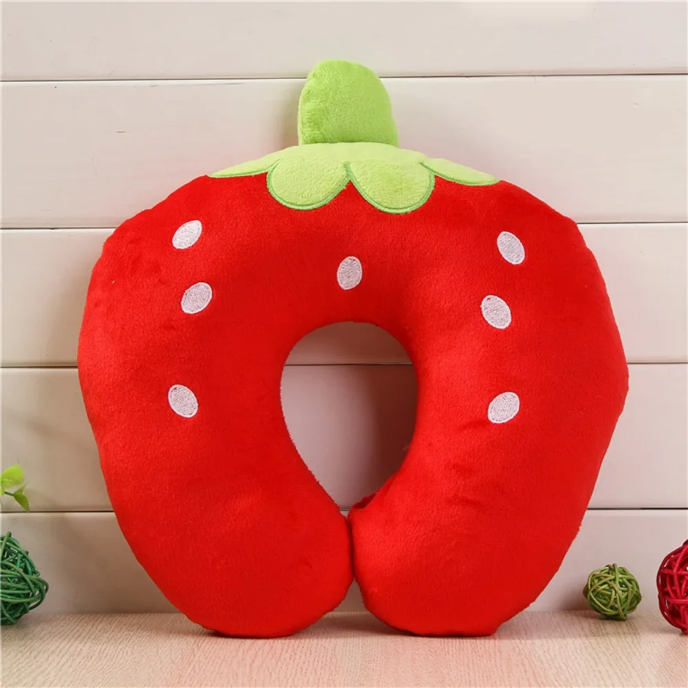 Cute Cartoon Animals U Shaped Pillow Travel Car Head Neck Rest Pillow Support Head Rest Cushion Panda Cat Bear Rabbit Pig 2023 3