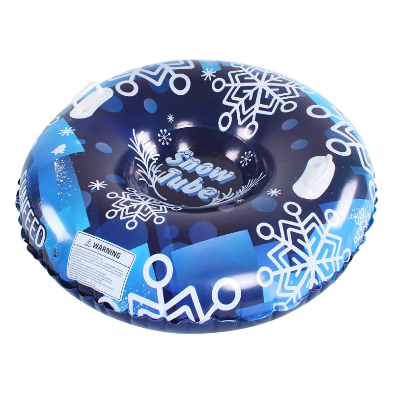 Adult PVC Ski Tire Children's Snowboard Inflatable Ski Ring Double Play Snow Double Handle Snow Toy Tubes