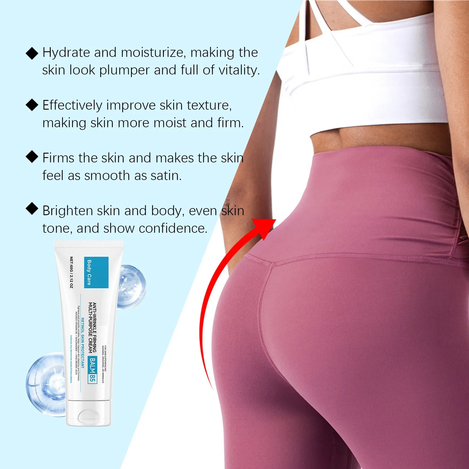 Fubsta Luxelift Skinfirming Youth Butter B5, Luxelift Skin Firming Lifting Cream, Rejuvenating Butte, Tightens&smooths Wrinkles