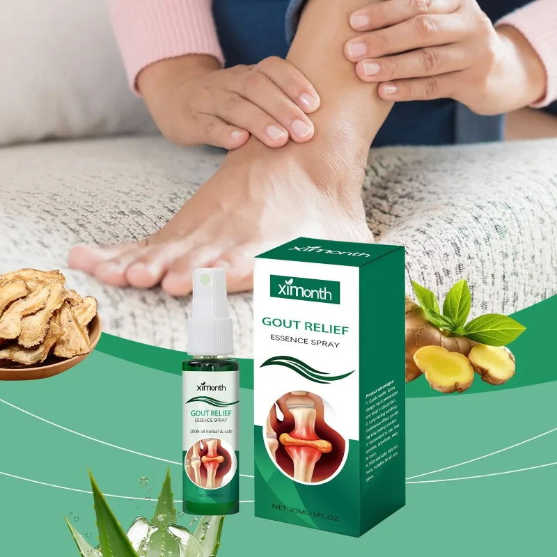 Gout Relief Eeeence Spray Lumbar Pain Relief Activate Circulation Spray Knee Joint Cervical Spine Waist Back Spine Cooling