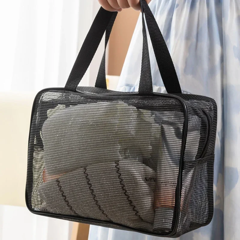 Large Capacity Mesh Bath Organizer Bag