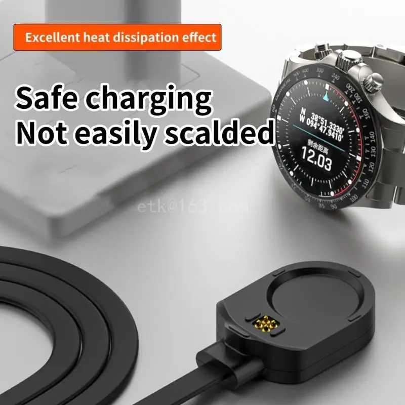 

USB Smartwatch Fast Charging Cable for Athlete/Captain Power Adapter