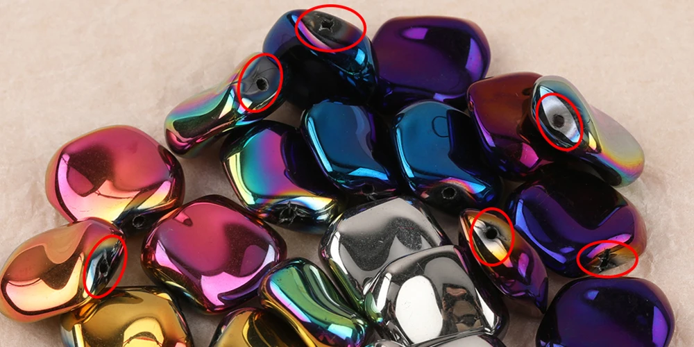 Cordial Design 6*13MM 400pcs Beads Making/Aurora Effect/DIY Glass Bead/Hand Made/Petal Shape/Jewelry Findings & Components - cordial