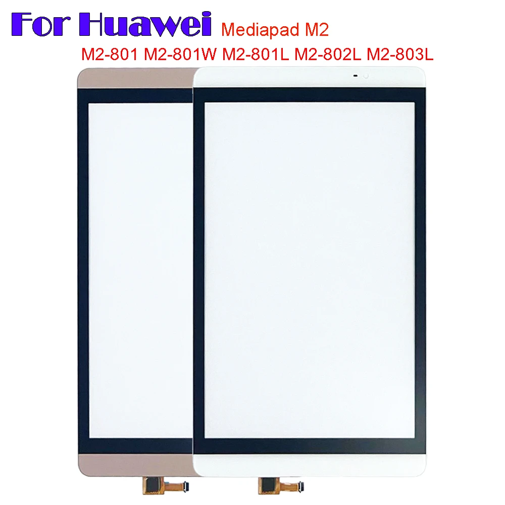 

New For Huawei Mediapad M2 8.0" M2-801 M2-801W M2-801L M2-802L M2-803L Touch Screen + OCA LCD Front Glass Panel Replacement