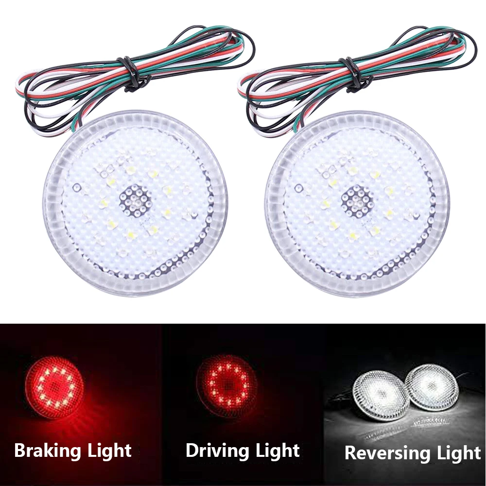 LED Rear Bumper Light for Toyota Corolla Sienna iQ, for Scion iQ xB, for Nissan Qashqai Dualis Juke X-Trail Pathfinder