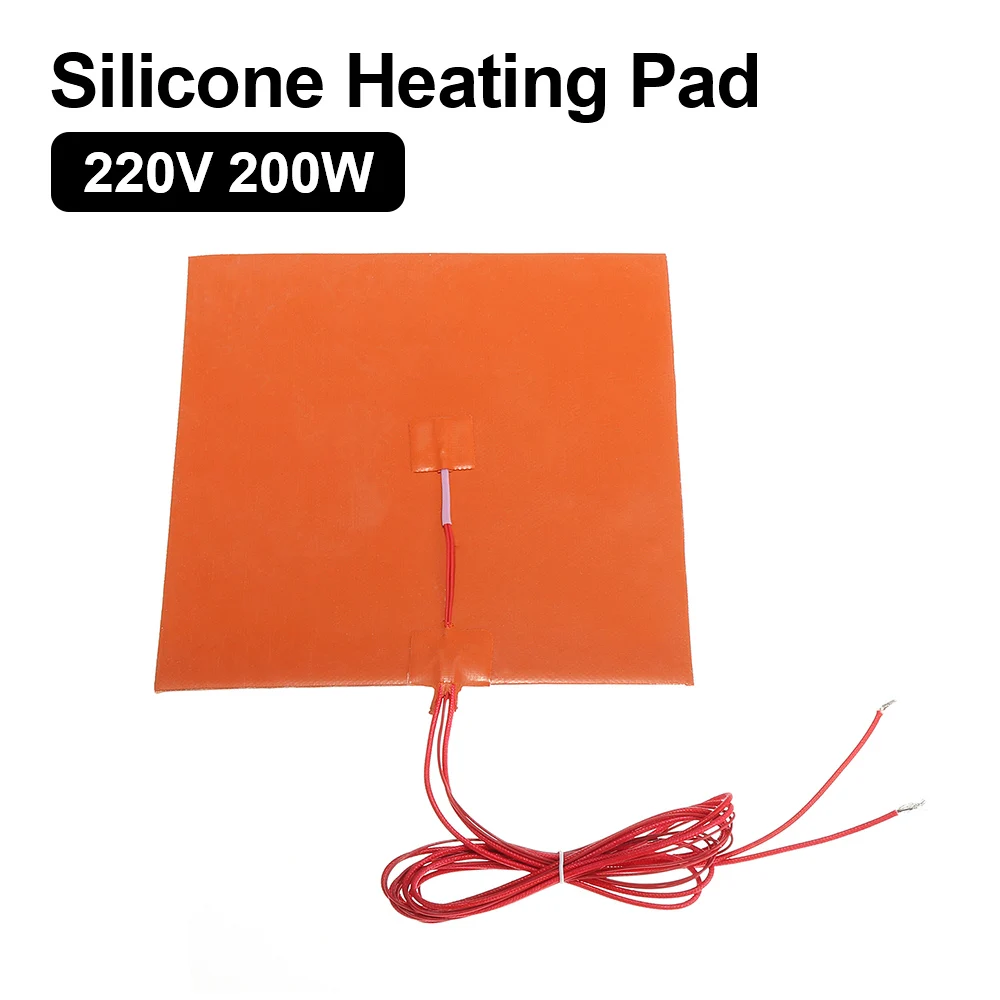 220VSiliconeHeatedBedHeatingPad200WUniversalFor3DPrinter