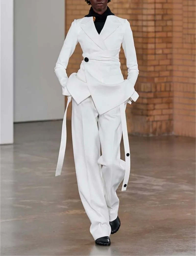 Conjuntos de trajes de piezas para mujer, Blazer hecho a medida