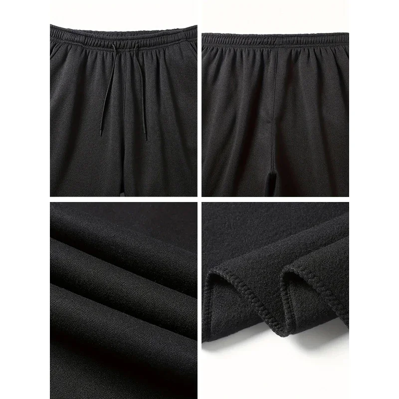 Pantaloni da jogging sportivi da uomo nuovi stampati autunno/inverno streetwear per fitness pantaloni larghi in tinta unita 5