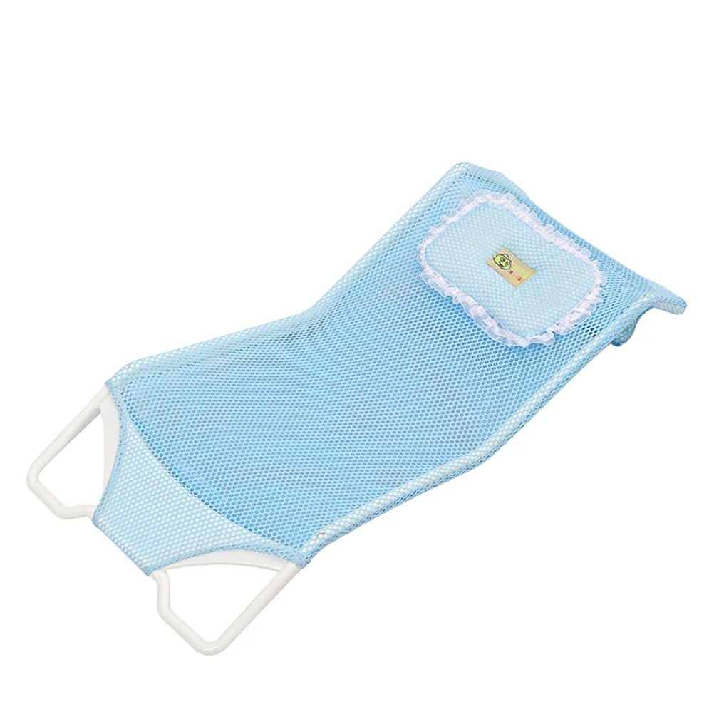 Newborn Infant Safety Anti-slip Security Bath Pad baby bath support pad baby bath seat Baby Shower Bath Tub Seat Support Pink