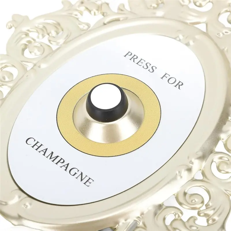 ABKO-유럽풍 빈티지 장식 도어벨, 버튼 샴페인 테마 장식 플라크 (도어벨 장)