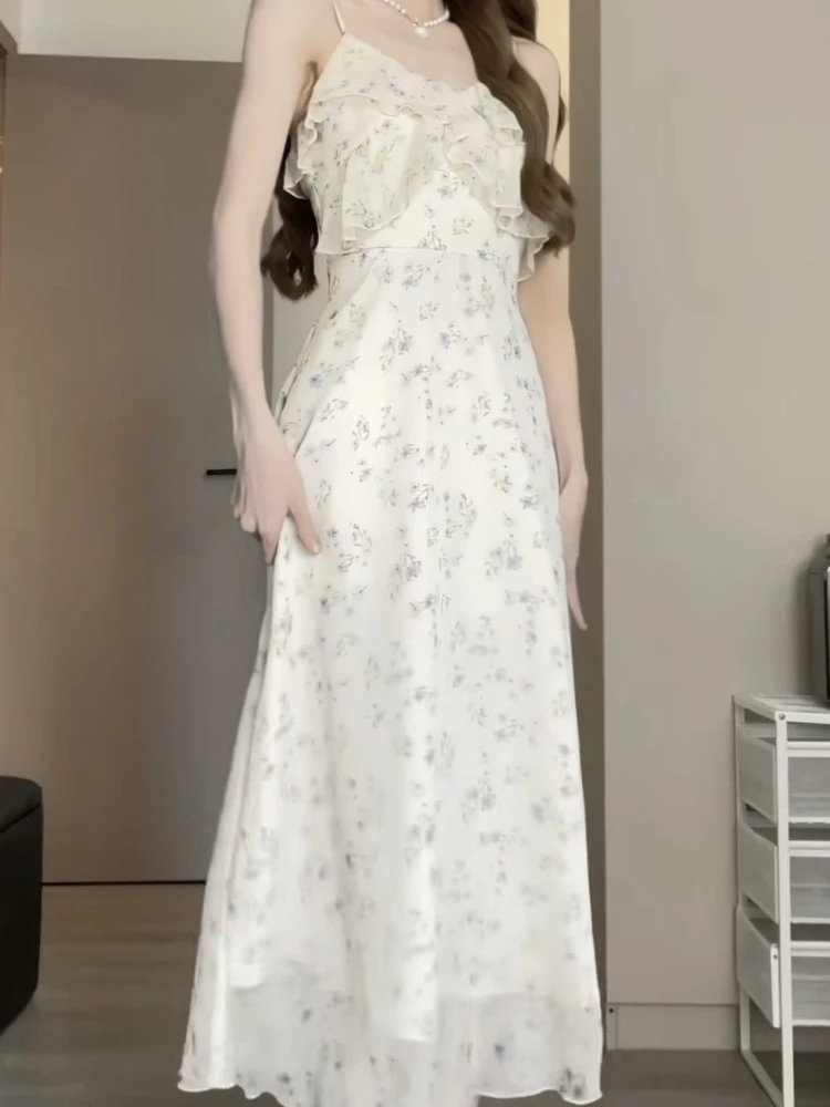 

Летнее Модное Элегантное комбинированное платье с открытой спиной, Женские Длинные Сексуальные вечерние женские плиссированные платья для отпуска, шикарные винтажные платья в стиле бохо