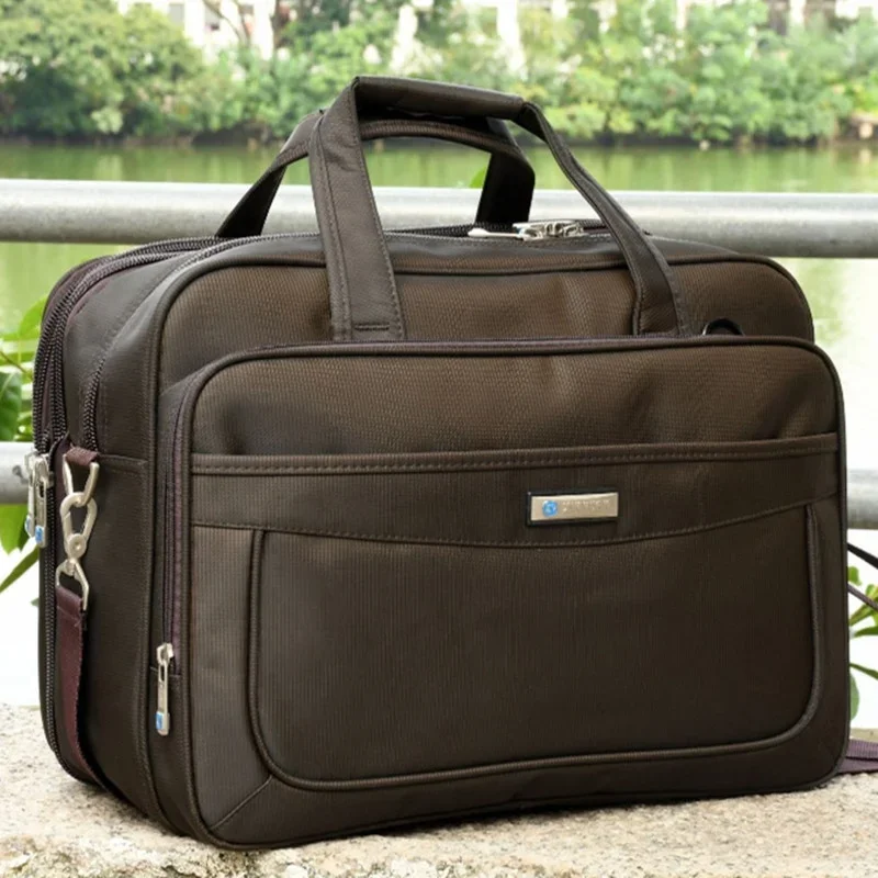 Large Capacity Men's Handbag Business Briefcase 16 inches Laptop Bag Fashion Travel Male Shoulder Messenger Bag fashion men leather briefcase portfolio men briefcase large business bag 15laptop bag male office bag tote attache case black