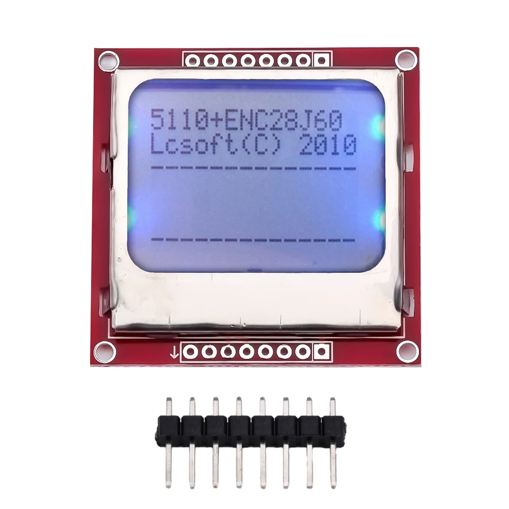 Diymore 스마트 전자 LCD 모듈 디스플레이 모니터 어댑터 PCB 84*48 84*84 LCD 5110, 아두이노용 노키아 5110 스크린