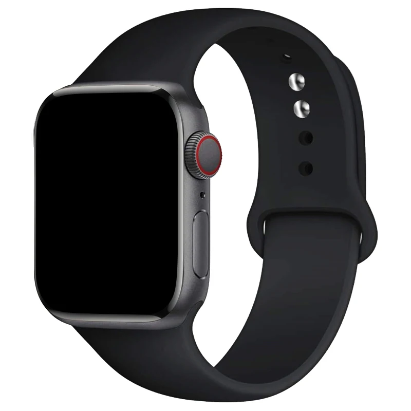 Silicone Sports Band for Smartwatch - Adjustable Loop Bracelet