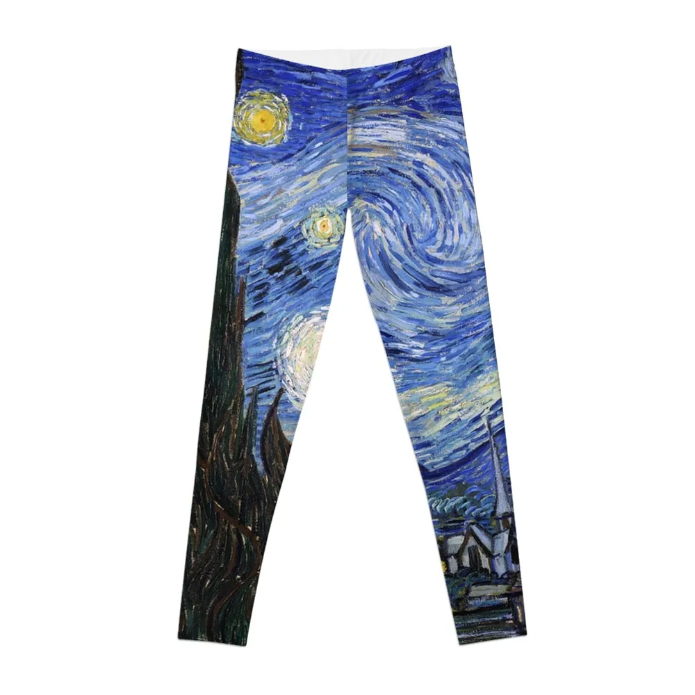 

Starry Night Gifts - Vincent Van Gogh Classic Masterpiece Painting Gift Ideas for Art Lovers of Fine Classical Artwork Leggings