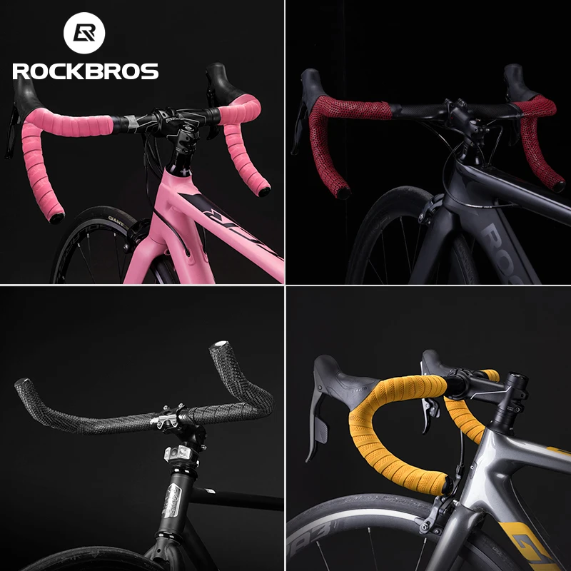 Road Bike Handlebar Tape Non-slip Strap Wear Resistant Bar Cycling Grip Bicycle Handlebar Grips Bike Handlebar Tape Bicycle Accessories