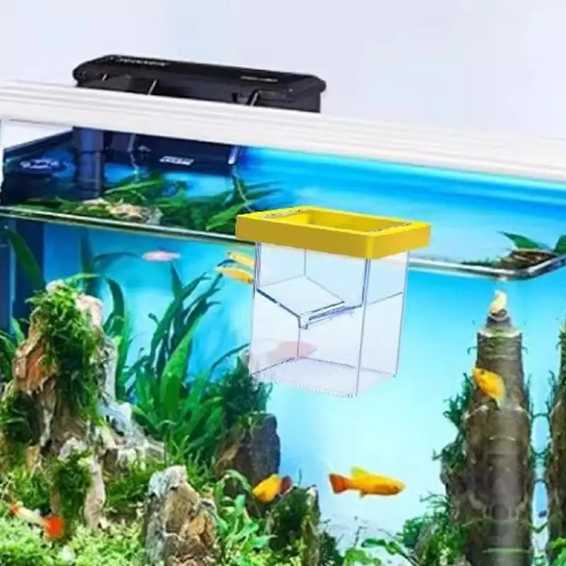 Fish Tank Hatchery Breeding Box Suction Cup Hatching Container Aquarium Acclimation Hatchery Incubator For Fish Isolation Box