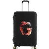 Luggage Protective Cover for 18-28 Inch Fashion Paint 26 Letter Serie Pattern Suitcase Elastic Dust Bags Case Travel Accessories 2