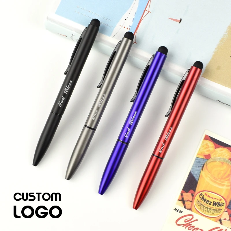 Custom LOGO Products Multifunction Metal Ballpoint Pens Personalized Gifts Business Advertising Supplies Luxury Sing Pen For Men