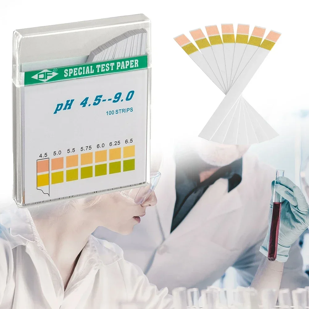 PH Value Test Strip 100 Piece PH 4,5,9 Drinking Water Aquariums Lndicator Litmus Tester Paper Water Soilsting Kit Fact