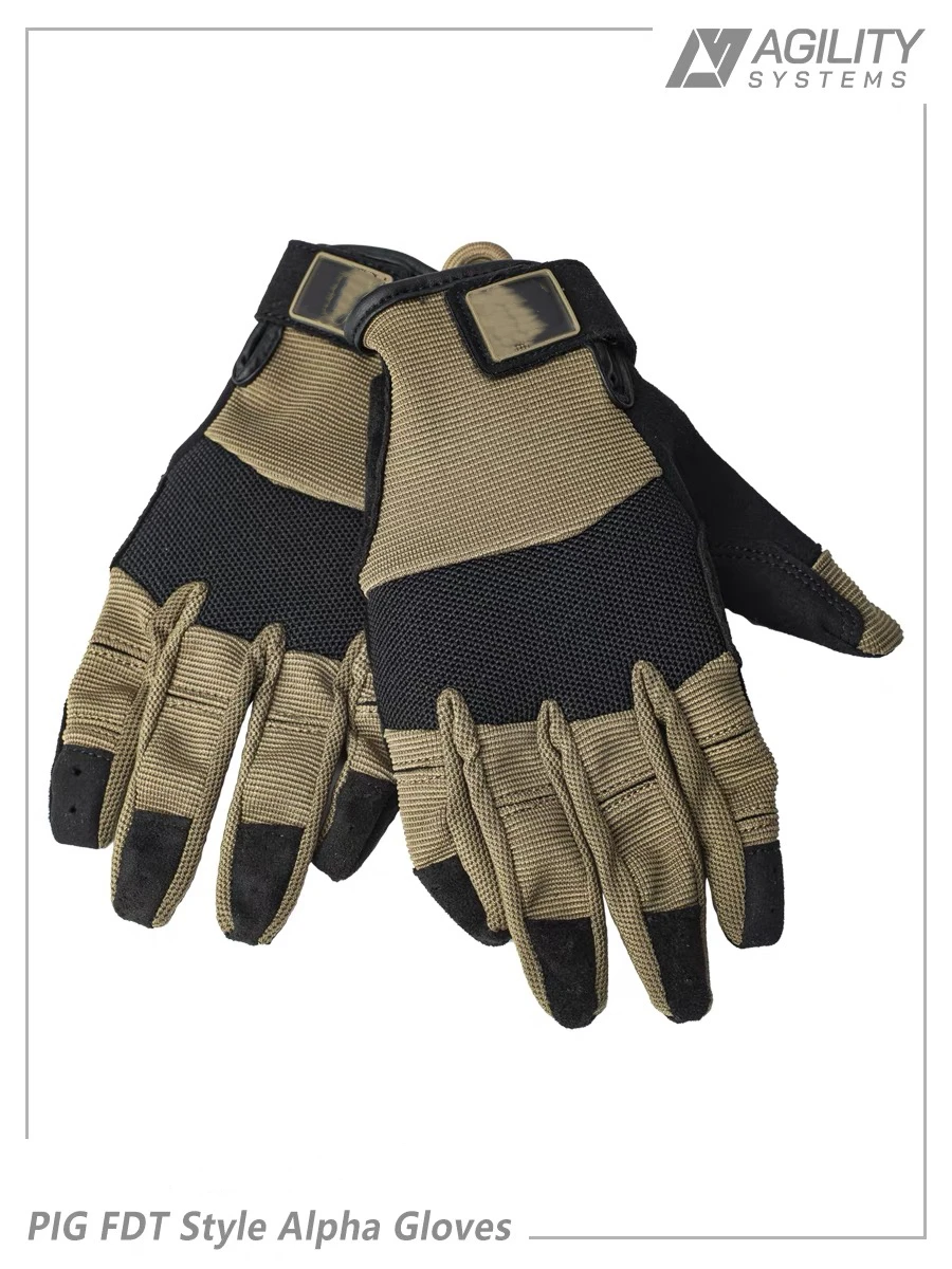 PIG FDT Style Alpha Tactical Gloves for outdoor camping riding Breathable lightweight non-slip touch screen 5