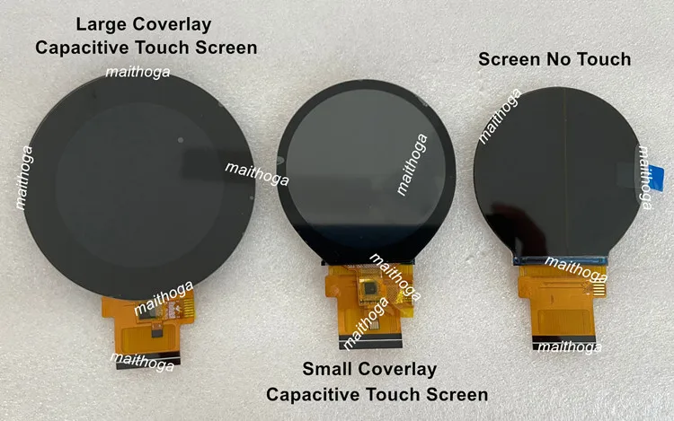 IPS 2.1 inch 40PIN 262K TFT LCD Round Screen (Touch/No Touch) ST7701 Drive IC 480*480 RGB+SPI Interface