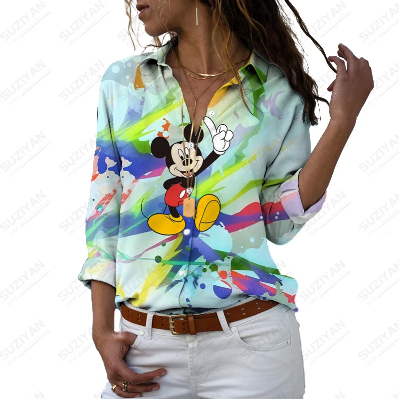 

Women Blouse V-Neck Long Sleeve Long Sleeve 2022 New Design Fashion Long Sleeve Shirt Ladies Shirt